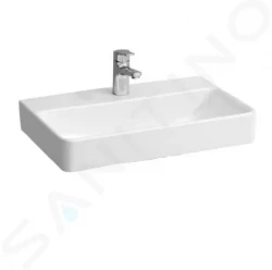 Laufen - Pro S Umývadlo Compact, 600 mm x 380 mm, 1 otvor na batériu, bez prepadu, biela (H8189590001561)