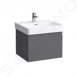 Laufen - Pro S Umývadlová skrinka, 550x370x390 mm, 1 zásuvka, grafit mat (H4830320954801)