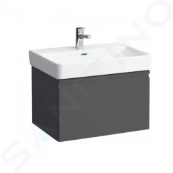 Laufen - Pro S Umývadlová skrinka, 615x450x390 mm, 1 zásuvka, grafit mat (H4834210964801)