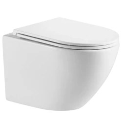 LaVilla WC misa závesná LIMNOS Rimless Whirl - set vrátane sedátka SLIM softclose (CE-93-001-L)