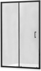 MEXEN - APIA posuvné dvere 90x190 cm 5mm čierne, transparent (845-090-000-70-00)