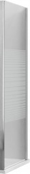 MEXEN - APIA stena 70x190 cm 5mm chróm pásy (840-070-000-01-20)