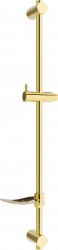 MEXEN - DF Posuvný držiak sprchy s mydlovničkou, 80 cm, zlatá (79382-50)