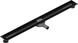 MEXEN - Flat 360 Slim podlahový žľab otočný 100, čierny (1740100)