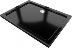 MEXEN - Flat Sprchová vanička obdĺžniková slim 110 x 100, čierna (40701011)