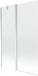 MEXEN - Flip vaňová zástena 1-krídlo 120x150 cm, transparent, chróm (894-120-101-01-00)