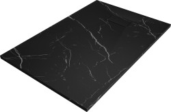 MEXEN - Hugo obdĺžniková sprchová vanička SMC 120 x 80 cm, čierny kameň (42758012)