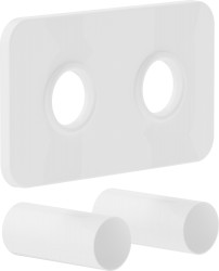 MEXEN - Krycia rozeta pre pripojenie radiátora, biela (W910-000-20)