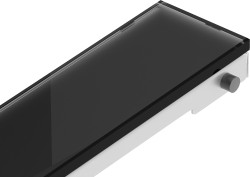 MEXEN - MGB žľab pre rošt 100 cm lineárne čierna sklo (1026100)
