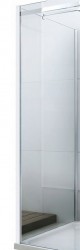 MEXEN - OMEGA stěna 100x190 cm 8 mm pro 3-stranné chrom transparent (821-100-000-01-00)
