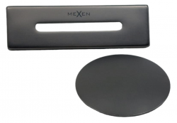 MEXEN - Prepad UNI + zátka pre voľne stojace vane grafit metal - pre vane s označením -SS (5100-95)