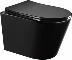MEXEN - RICO WC misa rimless, čierne mat (3372XX85)