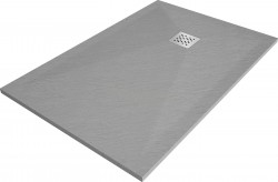 MEXEN - Stone+ sprchová vanička obdĺžniková 110x90, sivý betón (44619011)