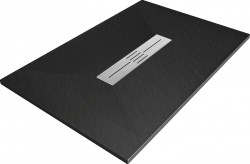 MEXEN - Toro sprchová vanička obdĺžniková SMC 100x80, čierna (43708010)