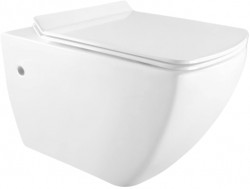 MEXEN - Vega Závesná WC misa vrátane sedátka s slow-slim, duroplast, biela (30654000)