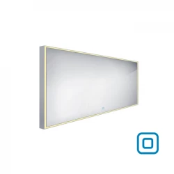 Nimco zrkadlo LED senzor 1400 x 700 Model 13000 hliníkový rám ZP 13008V (ZP 13008V)