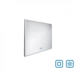 Nimco zrkadlo LED senzor 800 x 700 mm Model 13000 s dvoma dotykovými senzormi ZP 13003V (ZP 13003VX)