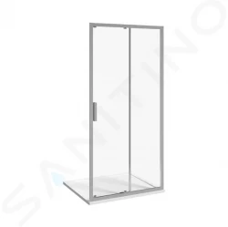 Nion Sprchové dvere dvojdielne L/P, 1000 mm, Jika perla Glass, strieborná/transparentné sklo (H2422N30026681)