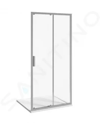 Nion Sprchové dvere dvojdielne L/P, 1400 mm, Jika perla Glass, strieborná/sklo arctic (H2422N80026661)