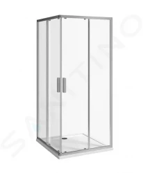 Nion Sprchový kút 800x800 mm, Jika perla Glass, strieborná/sklo arctic (H2512N10026661)