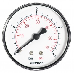 NOVASERVIS - Manometer 63mm 1/4