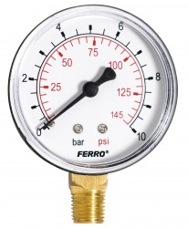 NOVASERVIS - Manometer 63mm 1/4