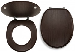 NOVASERVIS - sedátko dyhované MDF (WC/WENGE)