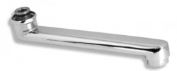NOVASERVIS - Výtokové ramienko 20 cm rovné chróm (RAM1076,0)