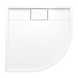 OMNIRES - BROOKLYN akrylátová sprchová vanička štvrťkruh, 90 x 90 cm biela lesk /BP/ (BROOKLYN90/OBP)