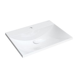 OMNIRES - NAXOS M+ nábytkové umývadlo, 60 x 46 cm biela lesk /BP/ (NAXOSF600BP)