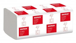 Papierové skladané uteráky Katrin 35298 biele Handy Pack (EGP35298)