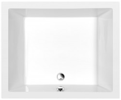 POLYSAN - DEEP hlboká sprchová vanička s konštrukciou, obdĺžnik 110x90x26cm, biela (72372)
