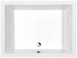 POLYSAN - DEEP hlboká sprchová vanička s konštrukciou, obdĺžnik 120x90x26cm, biela (72392)