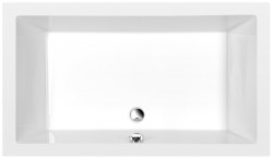 POLYSAN - DEEP hlboká sprchová vanička s konštrukciou, obdĺžnik 130x75x26cm, biela (72943)