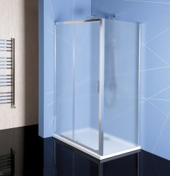 POLYSAN - EASY obdĺžniková sprchová zástena 1100x1000 L/P varianta, sklo Brick (EL1138EL3438)