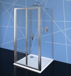 POLYSAN - EASY sprchový kout tri steny 800x700, skladacie dvere, L/P varianta, číre sklo (EL1980EL3115EL3115)