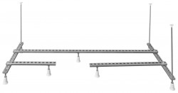 POLYSAN - Nosná konštrukcia pre asymetrickú vaňu 185x80 cm, L/R (FR18580)