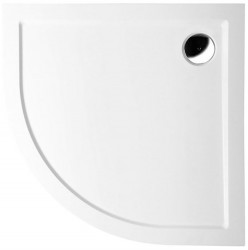 POLYSAN - SERA sprchová vanička z liateho mramoru, štvrťkruh 100x100cm, R550, biela (62111)