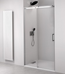 POLYSAN - THRON ROUND sprchové dvere 1000 guľaté pojazdy, číre sklo (TL5010-5005)