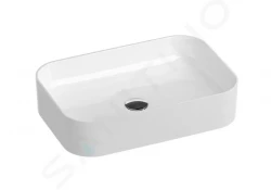 RAVAK - Ceramic Umývadlo na dosku, 550x370 mm, bez prepadu, biela (XJX01155002)