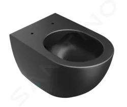 RAVAK - Chrome Závesné WC, RimOff, matná čierna (X01794)