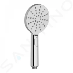 RAVAK - Sprchy Ručná sprcha Flat 956.00, 120 mm, 3 orúdy, priemer 120 mm, chróm (X07P233)