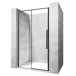 REA - Posuvné sprchové dvere Solar L/P 100 černé (REA-K6512)