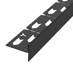 REA - Spádová lišta ľavá, 100cm čierna (REA-K3208)