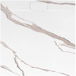 REA - Sprchová vanička Bazalt CARRARA WHITE 90x90 (REA-K7002)