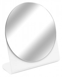 RIDDER - ARWEN kozmetické zrkadlo na postavenie, priemer 150, biela (03008001)