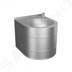 SANELA - Nerezové pitné fontánky Pitná fontánka z nehrdzavejúcej ocele s tlačnou armatúrou (SLUN 14)