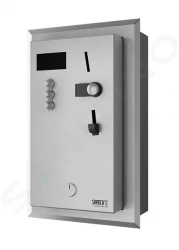 SANELA - Nerezové příslušenství Vstavaný mincový automat na jednu až tri sprchy – interaktívne ovládanie (SLZA 01NZ)