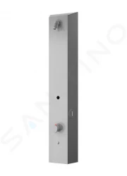 SANELA - Nerezové sprchové panely Nástenný sprchový panel na mincové žetóny, s termostatom, matná nerezová (SLZA 29T)