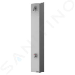 SANELA - Nerezové sprchové panely Sprchový nástenný panel z nehrdzavejúcej ocele bez tlačidla piezo – na dve vody, regulácia termostatom (SLZA 21T)